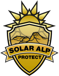 Logo de Solar Alp Protect, un client satisfait de ma prestation en création de site internet.
