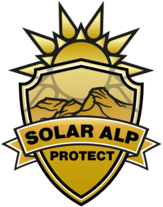 Logo de Solar Alp Protect, un client satisfait de ma prestation en création de site internet.